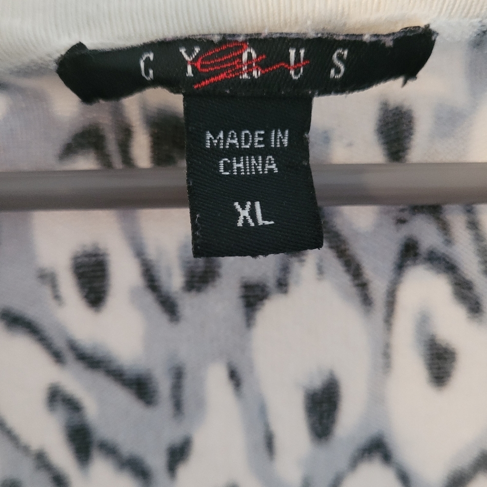 Leopard/Floral print cardigan - Picture 2 of 4